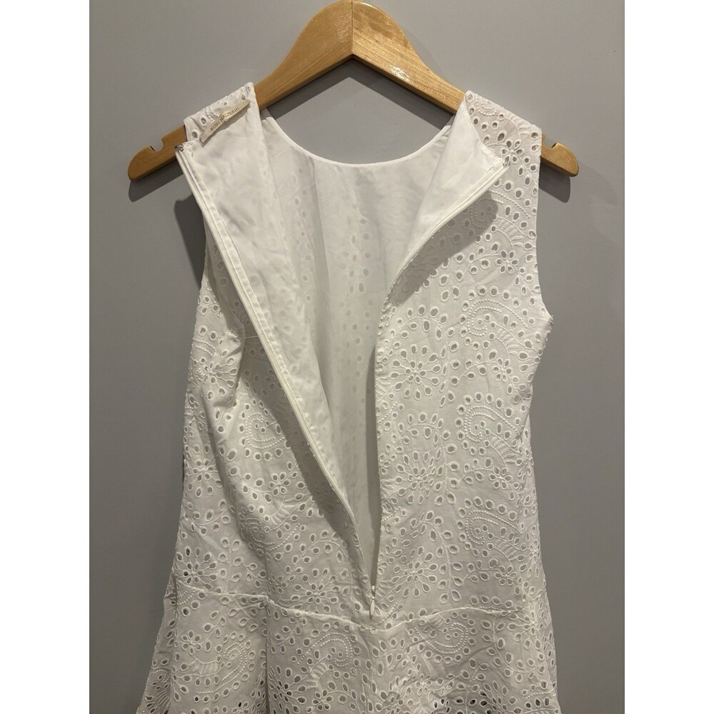 Kobi Halperin Leora White Eyelet Mini Dress Size XS NWOT - Picture 11 of 11